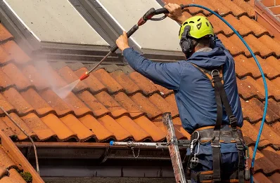 Démoussage et hydrofuge de toiture à Auzielle